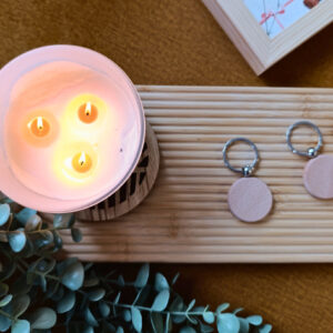 Drewniane breloczki z grawerem